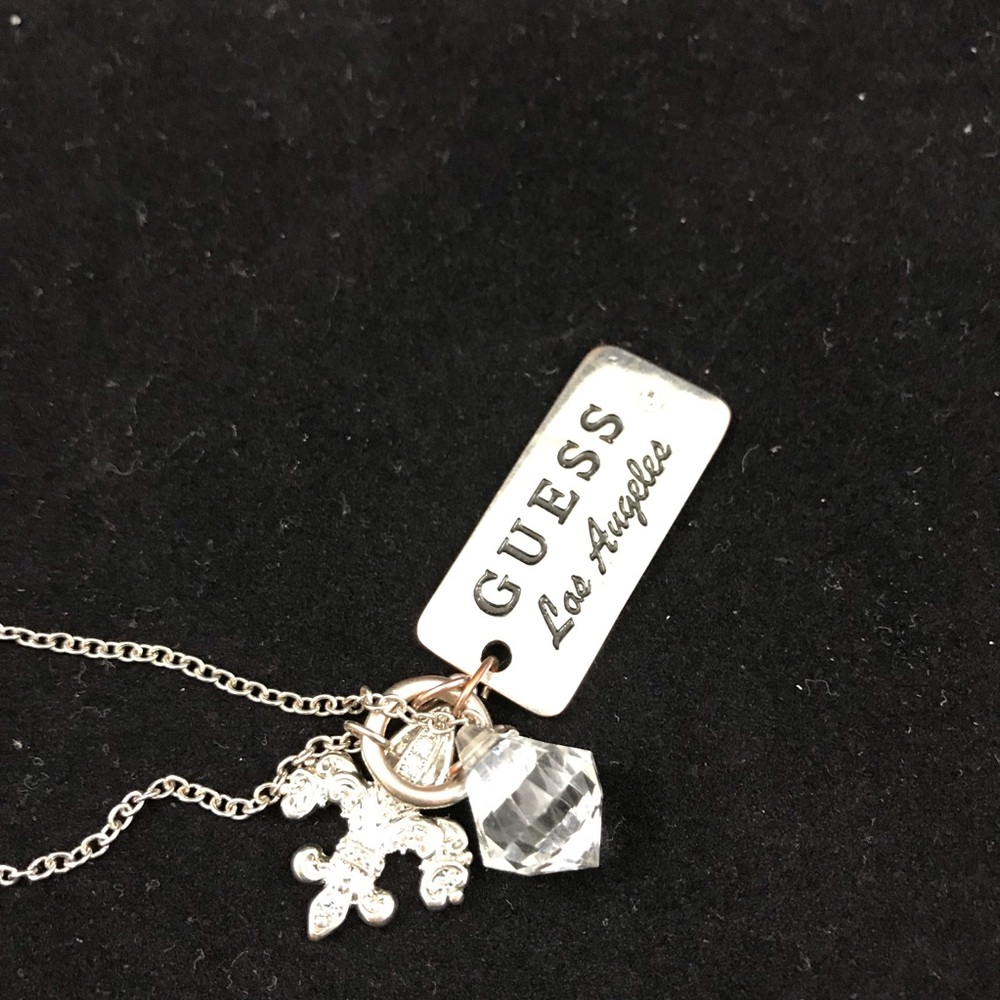 Guess Necklace with three charms